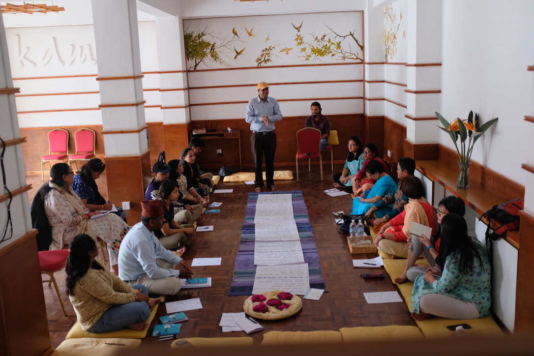 Govinda Prasad Acharya updates about activities and achievement of district program team of Nawalpur.
